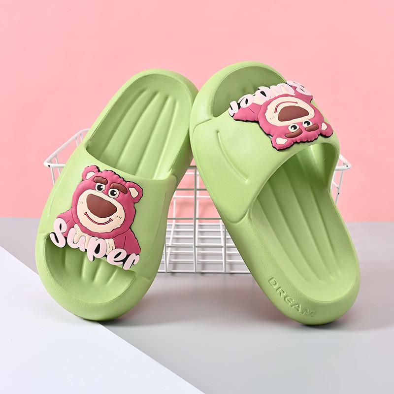 Удобные летние шлепанцы из ЭВА для детей, легкие, нескользящие, с мультяшным дизайном для девочек