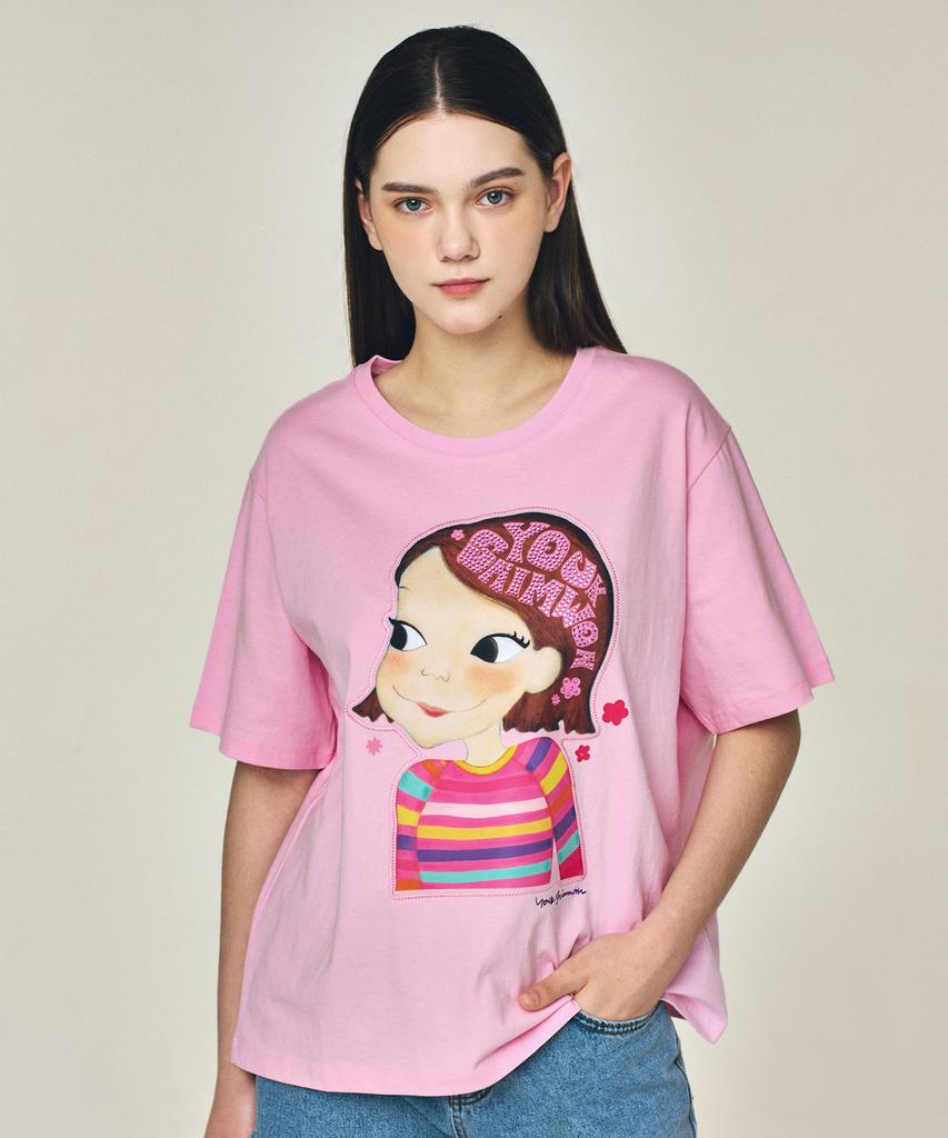 Yugsimwon Блестящая футболка F Lia