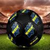 FC AIK Size 5 Soccer Ball, Machine-Stitched PVC, Durable & High Bounce, All Ages Fit, fan merchandise, matches & outdoor use.