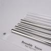 Тритановая трубочка Удлиненная Металлическая трубочка из нержавеющей стали 304 Набор трубочек для напитка Молочный чай Многоразовая трубочка для стакана с водой