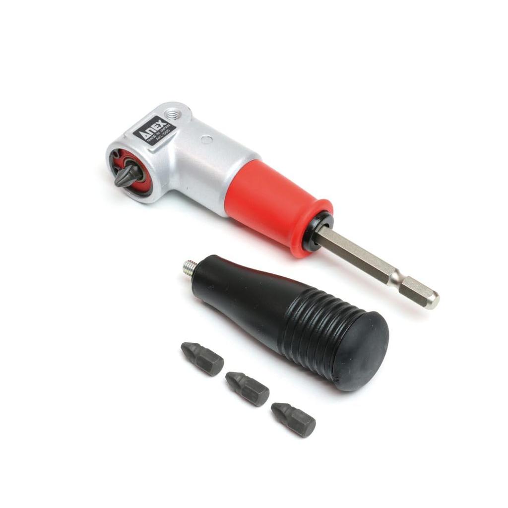 ANEX Суперкороткий, позволяющий закручивать винты под минимальным углом в тесном месте. Чрезвычайно продуманный продукт для закручивания винтов. L-образный адаптер, тип,