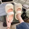 Модные повседневные тапочки Eva для женщин, летние мюли, модная дизайнерская обувь для девочек 2024 года, симпатичные шлепанцы на платформе, домашние сандалии без скольжения