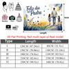 2D Feliz Dia del Padre Backdrop Watercolor Dad & Daughters Party Background Banner