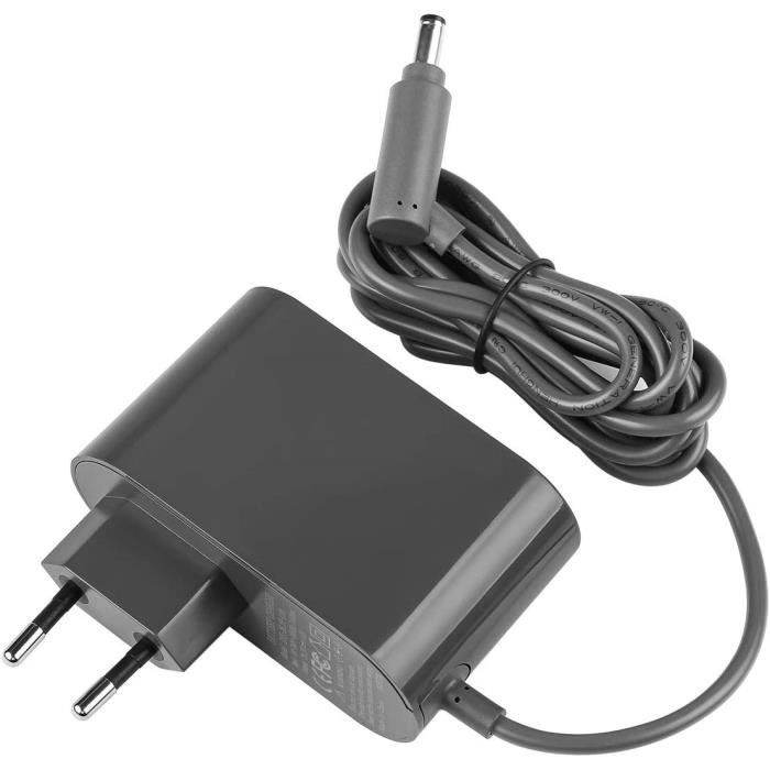 Chargeur pour Aspirateur - Dyson - V6 V7 V8 - 26,1V - 0,8A - Compatible DC62 DC58 DC59 DC61 DC74