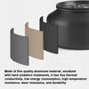 Outdoor Light Weight Aluminum Alloy Kettle AntiScalding Handle Camping Coffee Kettle Portable TeaPot Picnic Teakettle
