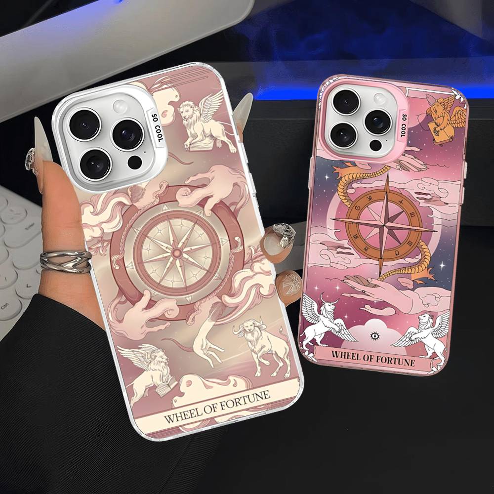 Инструменты для гадания Карты Таро Чехол для телефона Для IPhone 17 16 15 14 13 12 11 Pro Max Plus Pro Цветной корпус