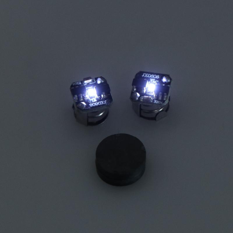 2 шт. Светодиодный свет Микроволновый магнитный переключатель управления Осветительный чип Анимация Сделай сам плюс Световая модель Игрушка Беспроводная лампа