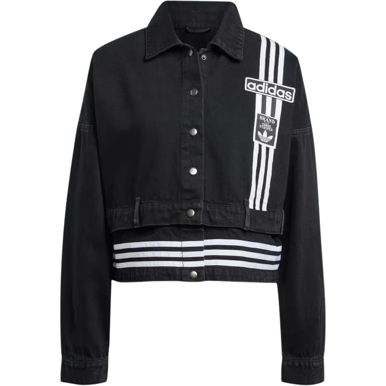 adidas Оригинальная джинсовая куртка с тремя полосками JJ3095