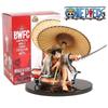 Anime One Piece Umbrella Sitting Luffy Top Fighting White Kimono Boxed Character Decoration Room Decoration