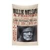 Wwillies Nelson Flag Rock Music Band Banner 3x5ft With Grommets Hd Printing Tapestry Exhibition Music Band Fans Garage Decor