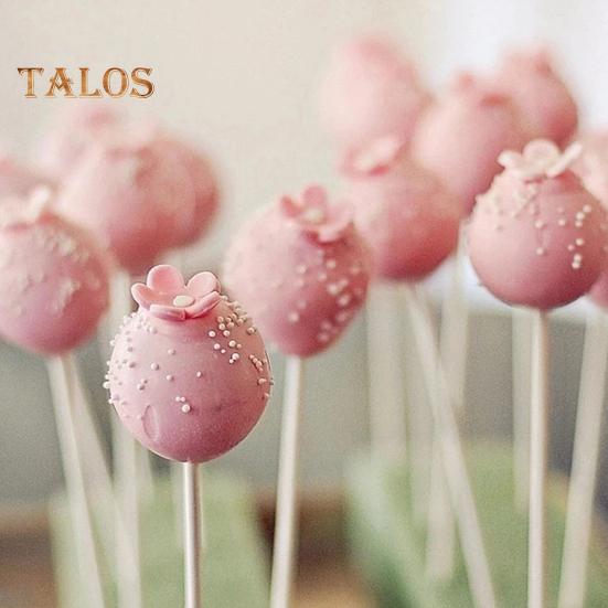 100 шт. палочки для торта, широкое применение, изготовление конфет белого цвета, прочный, универсальный, леденец, топпер для торта, палочки для лечения для кухни