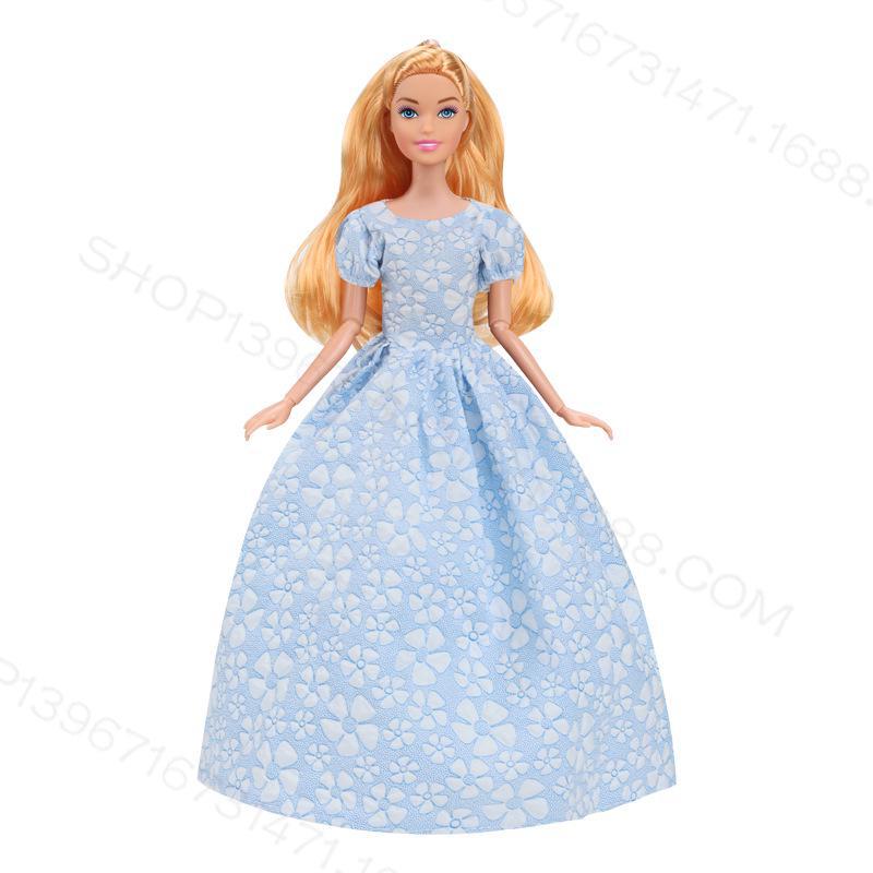 Кукольный свадебный набор 30 см: Юбка с длинными рукавами, разные стили, 10 шт., упаковка 5 шт.. Идеально подходит для игрового домика для девочек!