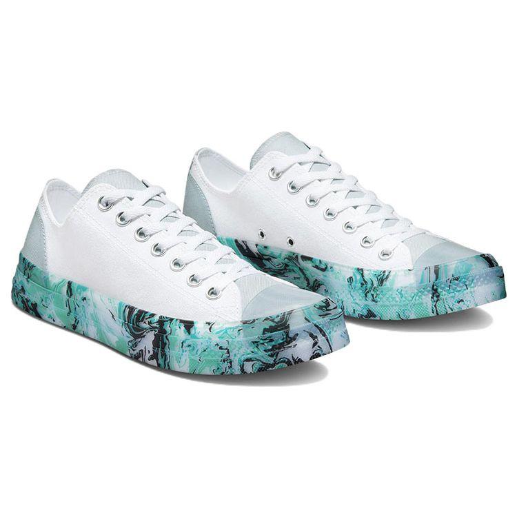 Converse Кроссовки унисекс Chuck Taylor All Star CX Low Marbled White Ash-Stone Washed-Teal A00427C