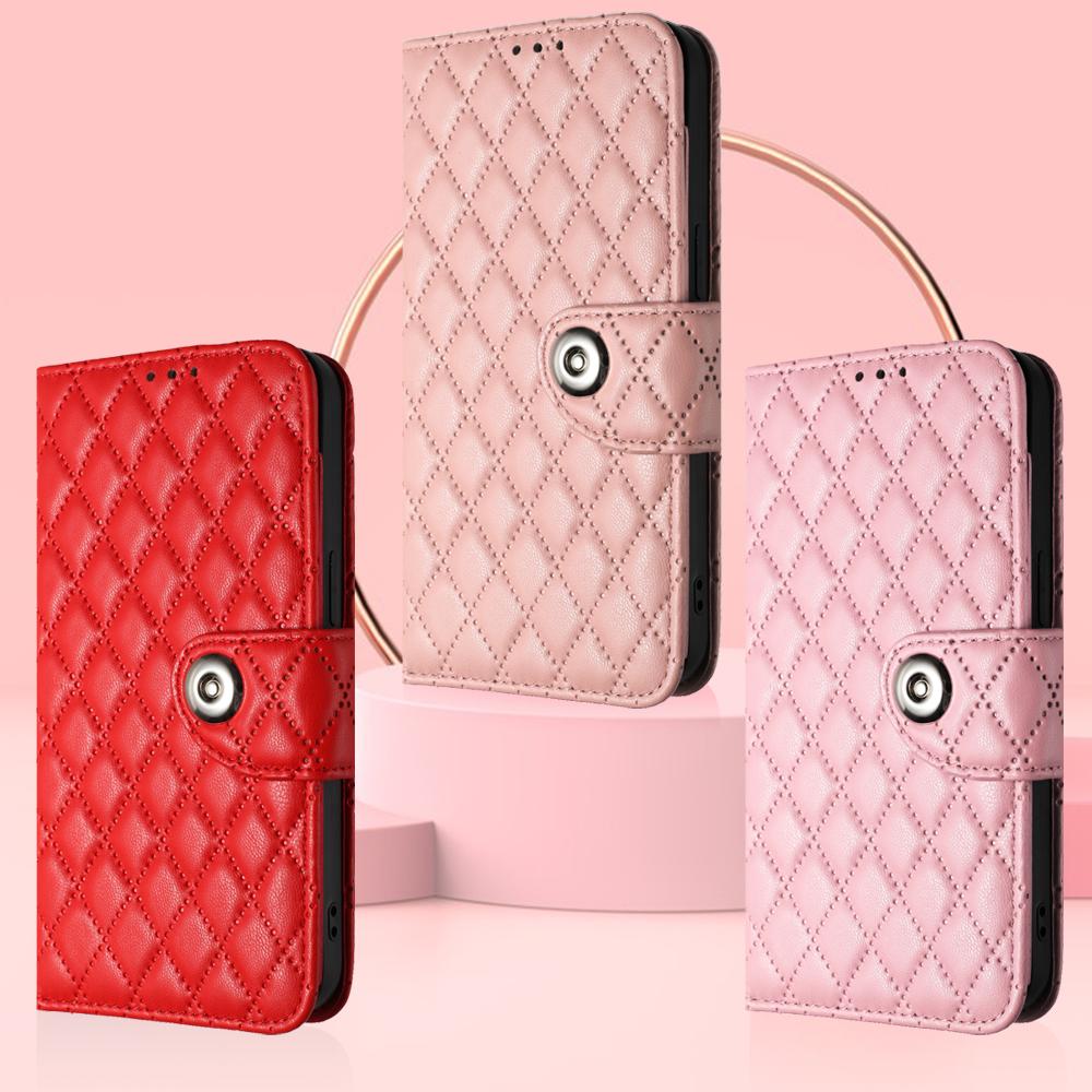 Ремешок на запястье, женский повседневный кожаный держатель для карт с 3D сеткой, чехол-кошелек для телефона, подставка для iPhone Samsung Xiaomi Moto, женская сумка для девочек розового розового цвета с откидной крышкой