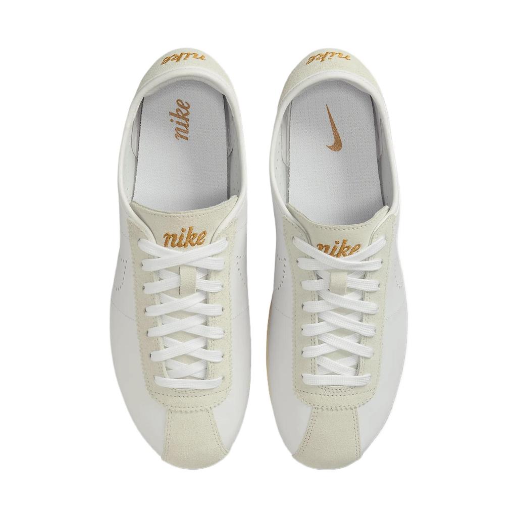 Nike Cortez White Bronze Perforated Swoosh Women's Sneakers HQ1841-100