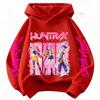Huntrx KPop Девочки Охотницы на Демонов Группа Мультяшная Детская толстовка девочки подростки Весна Осень Новый Стиль 4-14 лет