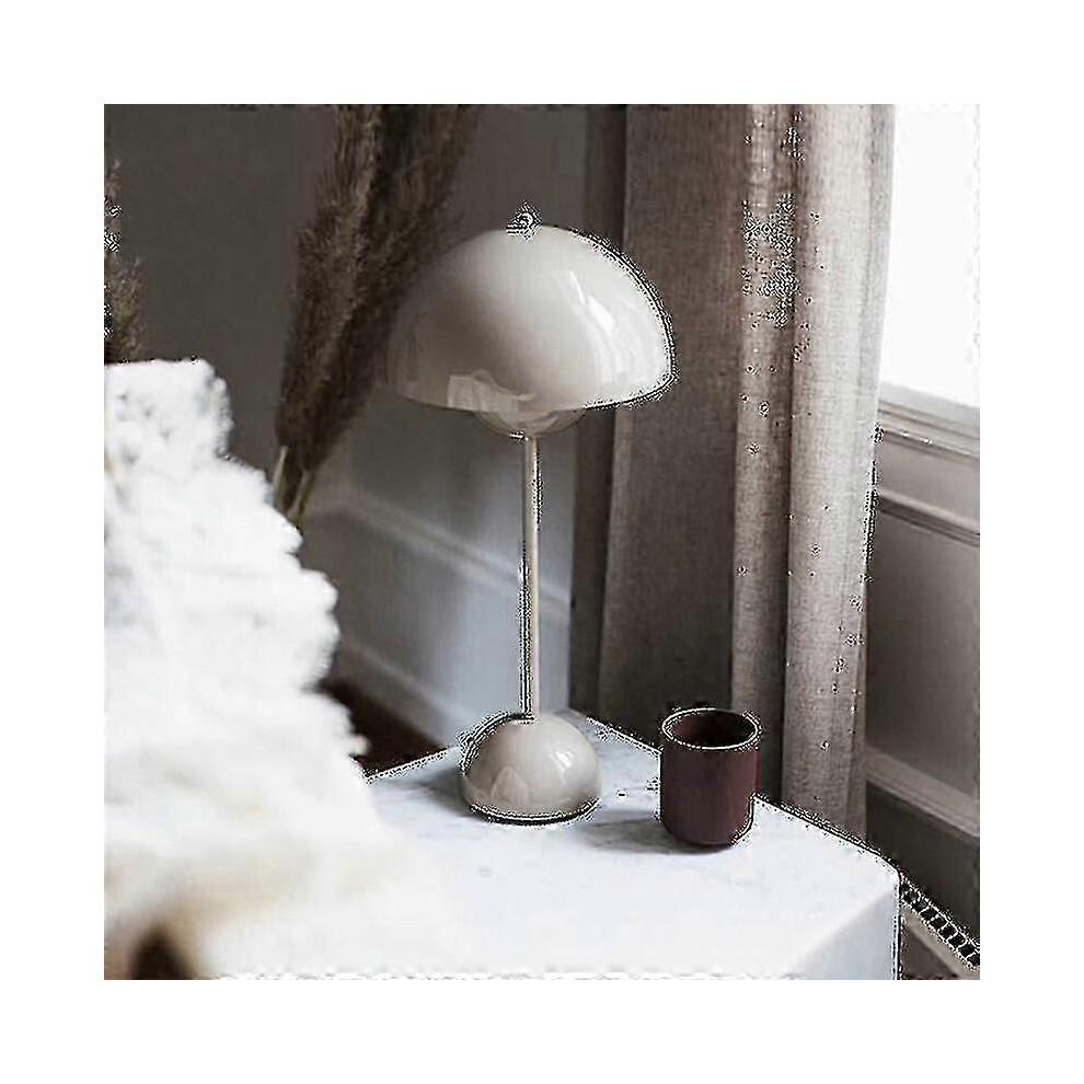 Nordic Rechargeable Flower Table Lamp Bedside Desk Lamp Mushroom Bedroom Table Decoration Night Table Lamp Night Lights_m24