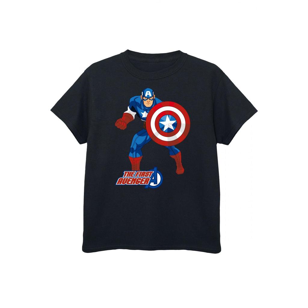 Captain America Футболка для мальчиков «Первый мститель»