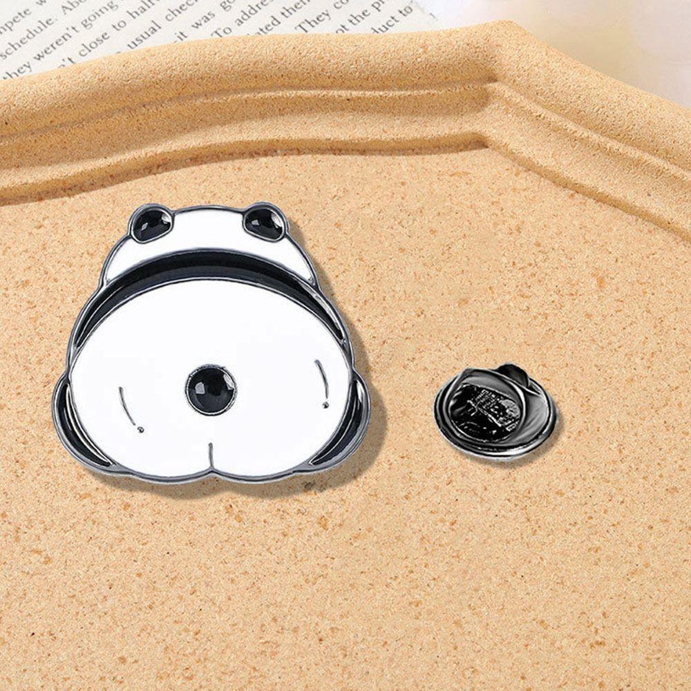 Брошь в виде панды из цинкового сплава с изображением животных, милых детей