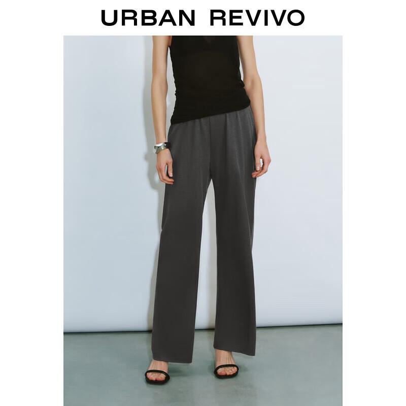 UR Women's Elastic Waist Wide-Leg Pants