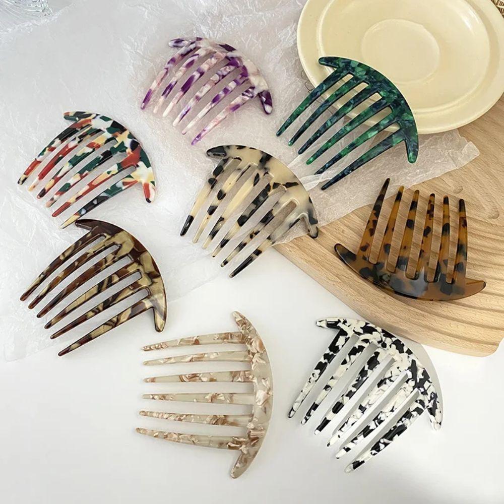 Traveling Massage Hair Brush Wide Teeth Colorful Hairdressing Comb Plate Hair Comb Girls Gifts