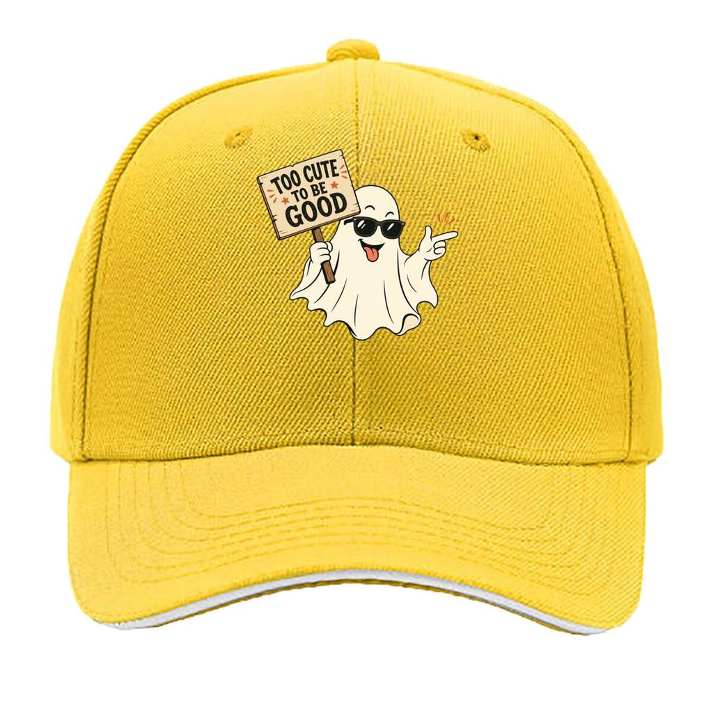 Troublemaker Ghost Western Humor Gra Sandwich Baseball Cap Sun Cap Outdoor Workouts Hat