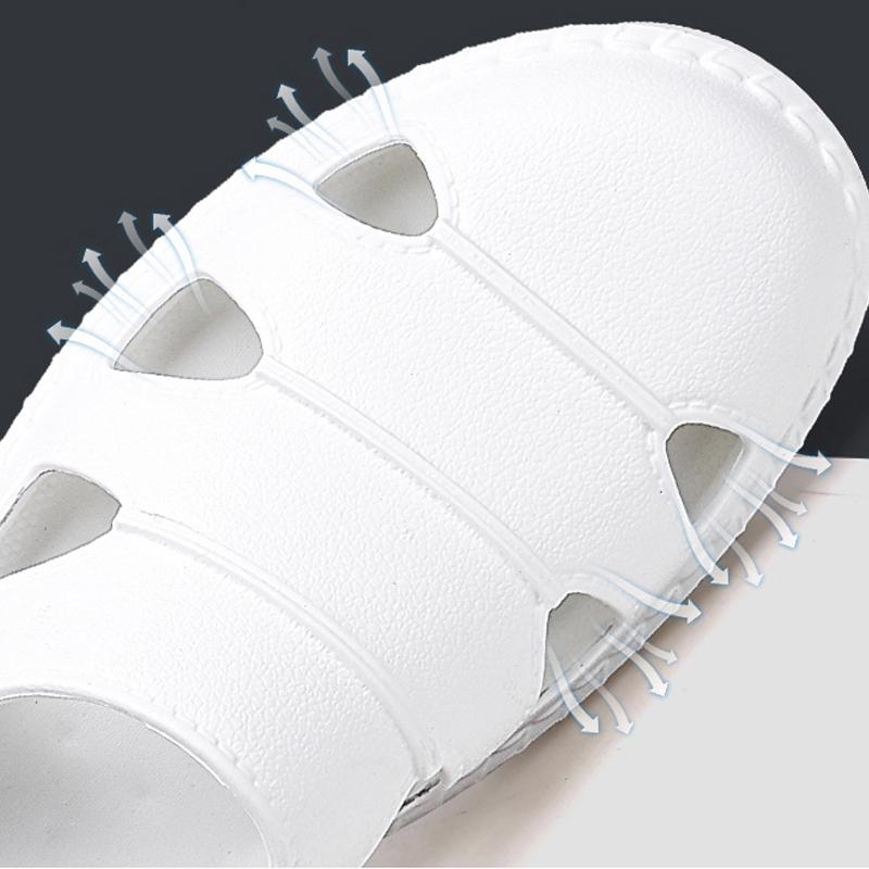 Новый стиль, мужская летняя водонепроницаемая гибкая пляжная обувь без шнуровки, легкие дышащие повседневные сандалии