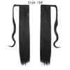 Straight Synthetic Clip In Drawstring Ponytail Hairpieces for Women High Temperature Fiber