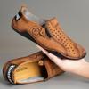 Мода Мода Ручная работа Мужская обувь Роскошная воловья кожа Повседневная кожаная обувь Комфортная обувь для вождения Дизайнерские мужские лоферы Большой размер 48 Мокасины
