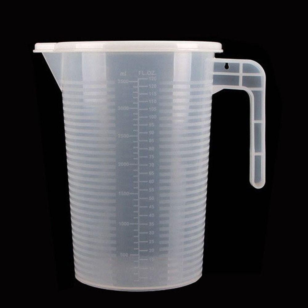 Большой емкости градуированный мерный стакан пластиковый контейнер для воды лабораторные весы чашка кухня
