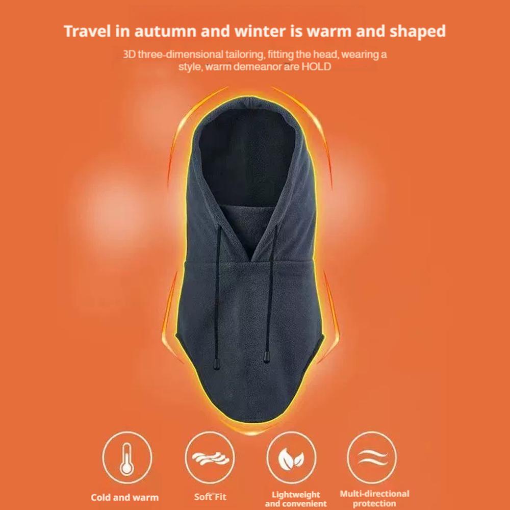 Warm Winter Cap Windproof Polar Cycling Balaclava Mask Adjustable Thermal Cold Proof Unisex Neck Cover Motocycle Ski Mask
