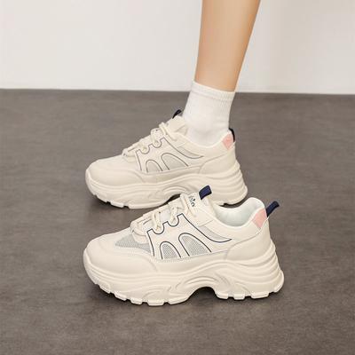 CRLAYDK модные массивные кроссовки для женщин на платформе белые сетчатые повседневные туфли для папы летние удобные туфли на танкетке для ходьбы спортивные теннисные туфли