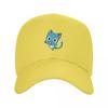 Модная бейсбольная кепка Happy Cat Fairy Tail женская унисекс дышащая японская аниме манга шляпа для папы летние спортивные шапки Snapback кепки