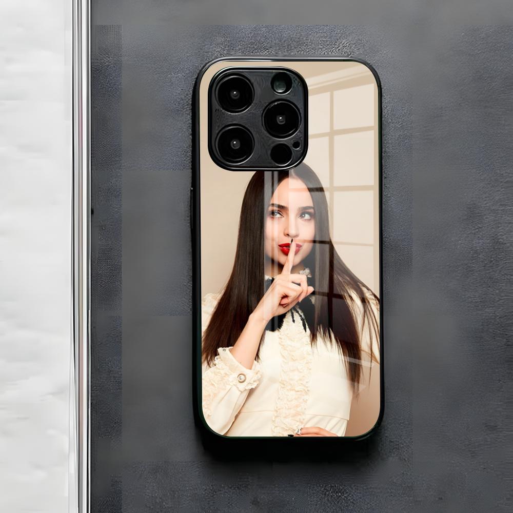 S-Sofia Carson Phone Case For IPhone 17 Air 16 E Pro Max 15 14 13 Mini 12 Pro 11 Max Plus Black Glass Cover