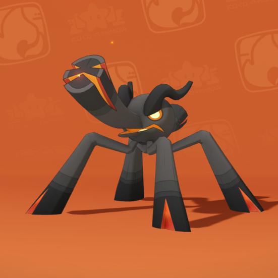 3D-печатная фигурка насекомого Firekind от DYS, Коллекционный игровой орнамент с деталями классической оранжево-черной окраски бочки, Статуэтка для украшения рабочего стола для