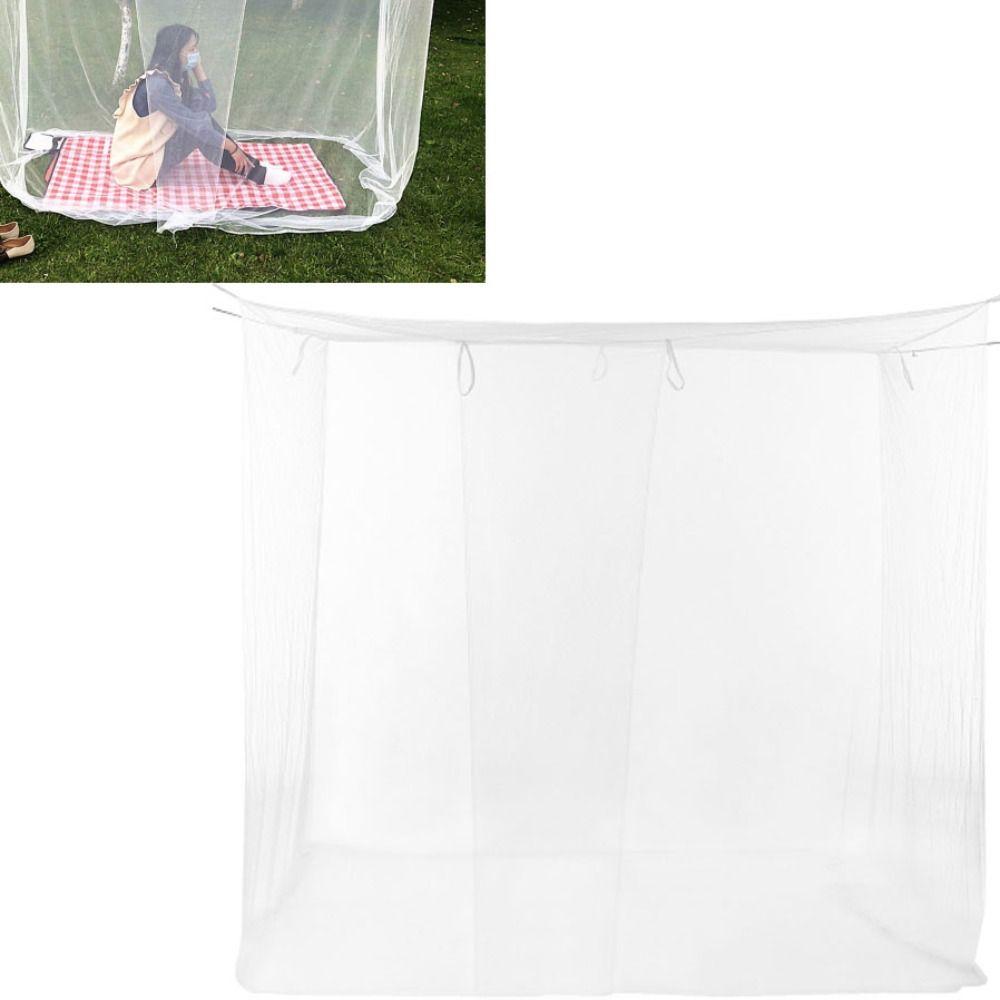 Single Door Insect Mesh Tent 4 Corners Mosquito Net Canopy  Outdoor Camping