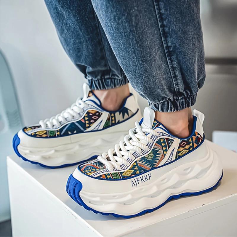 Fashion Quality Casual Shoes for Men Breathable Men's Sneakers 2024 Wear-resistant and Non-slip Male Platform Shoes Zapatillas De Hombre