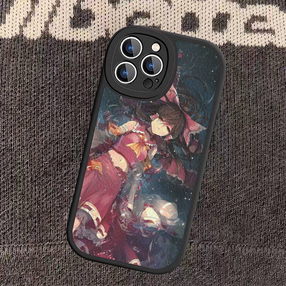 Classic Game Touhou Project Phone Case For IPhone 16 15 14 11 12 13 Pro Max Plus Back Leather Shell