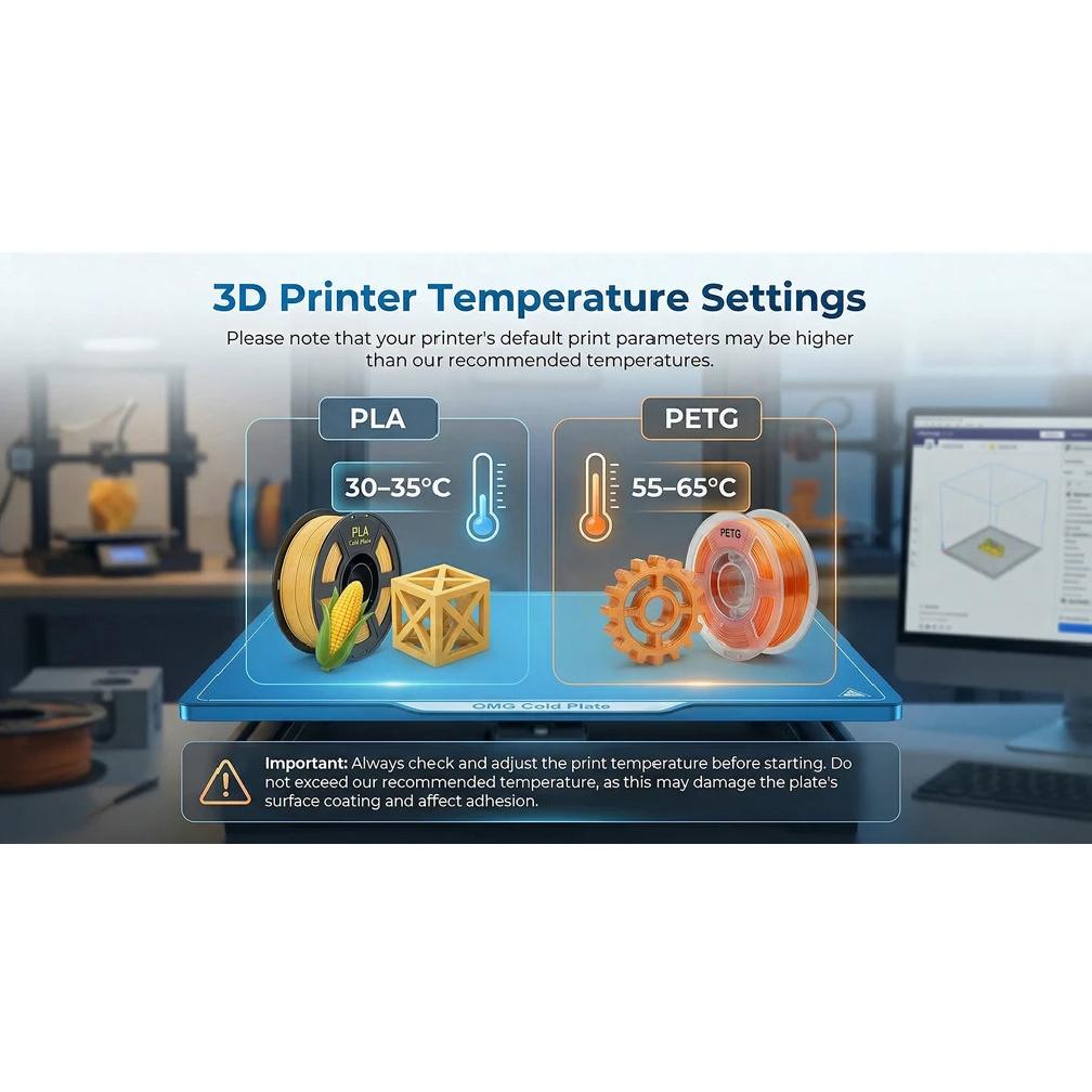 2026 Новая холодная пластина OMG Glacier для Anycubic Kobra S1 Печатная платформа Kobra 3 Cool Bed PLA PETG Сильное сцепление Аксессуары для Kobra 3