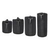 4PCS S M L XL Portable Neoprene Black Elastic Shock Absorption DSLR Camera Lens Cover Storage Bag