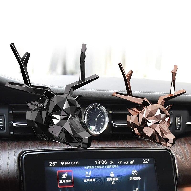 Без коробки, без духов, крутой освежитель воздуха с изображением оленя, бульдог, автомобильные духи, хороший запах для автомобильного диффузора, автоароматизатор