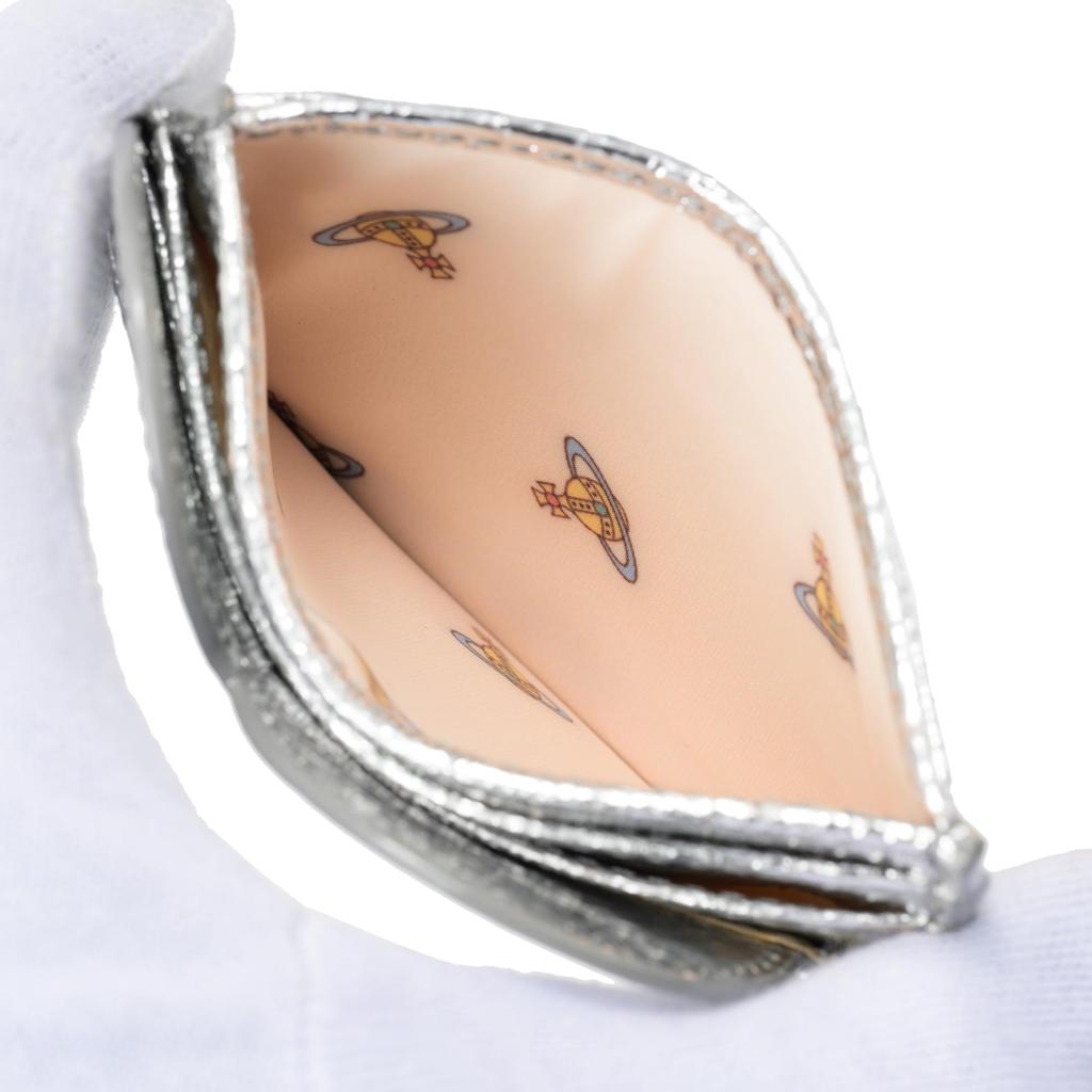 Vivienne Westwood Кошелек-кардхолдер с сердцем 54030008W L00A7 Q401, Серебристый, [Б/у]