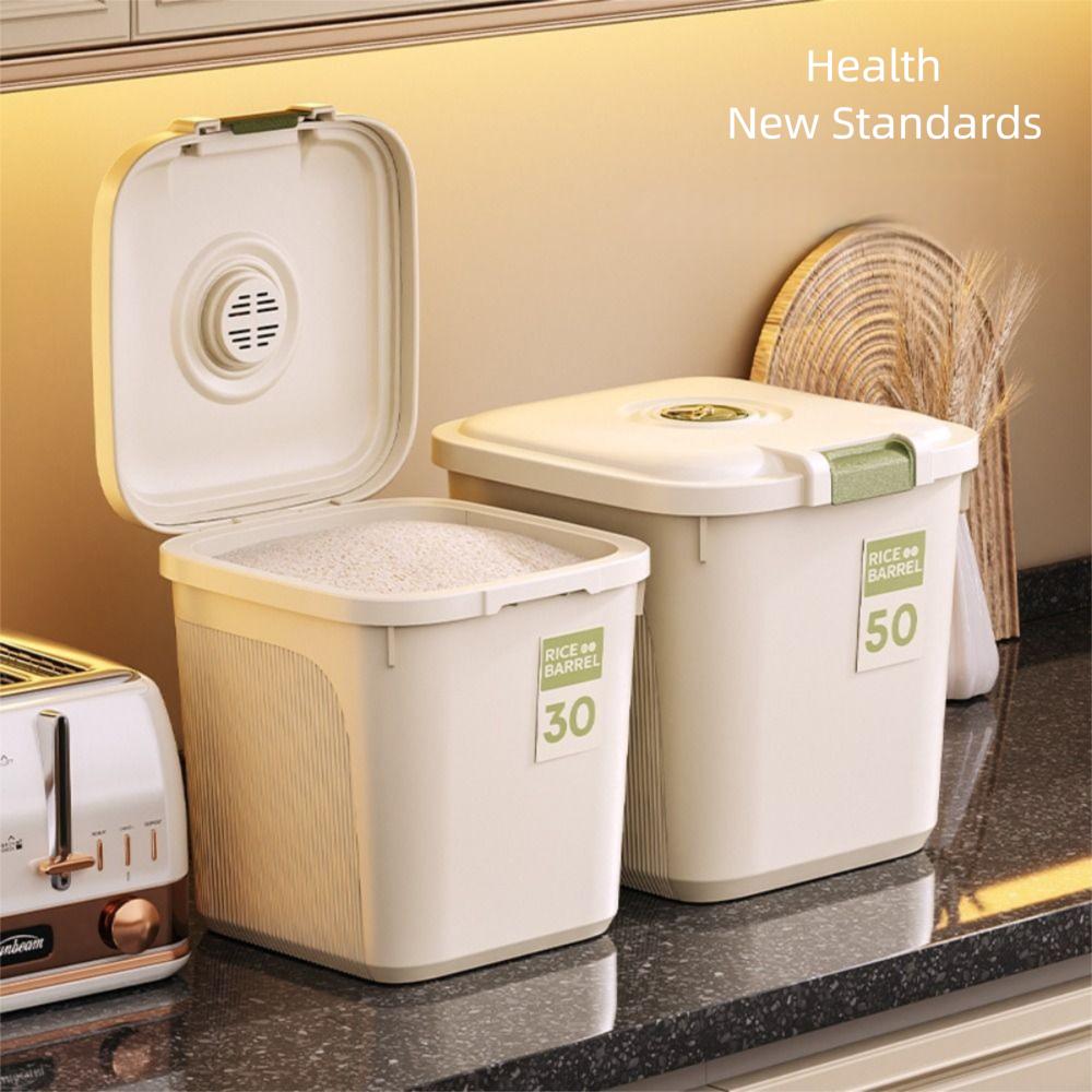 Moisture-proof Rice Bucket Leakproof Cereal Container Creative Food Container