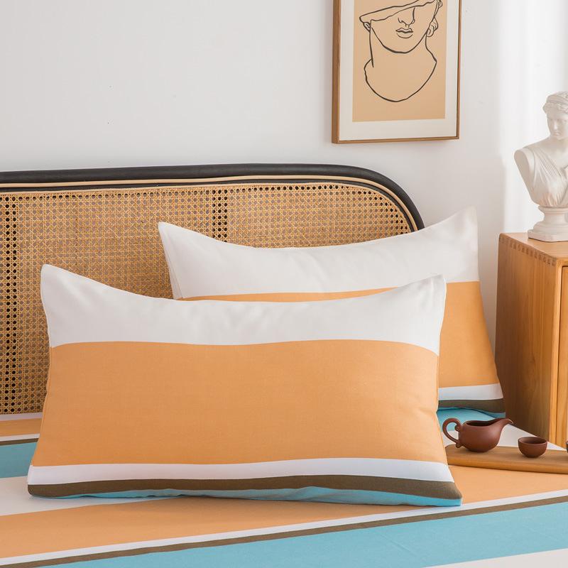 Оптовая продажа 100% хлопок старые грубые тканые простыни чистый хлопок кан одинарный комплект из трех предметов одинарная мягкая циновка студенческое общежитие циновка