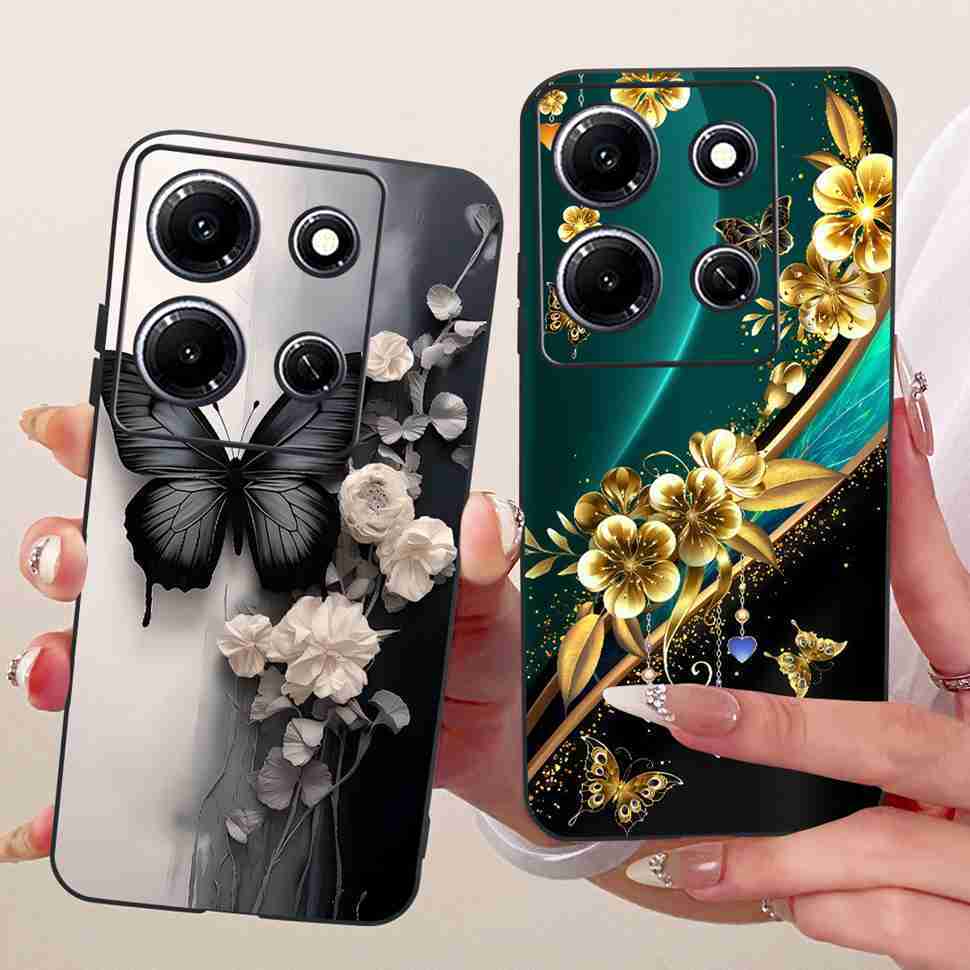 Чехол для телефона Infinix Note 30i X6716 Стильный окрашенный чехол для Infinix Note30i Note 30i Мягкий силиконовый ударопрочный чехол Fundas
