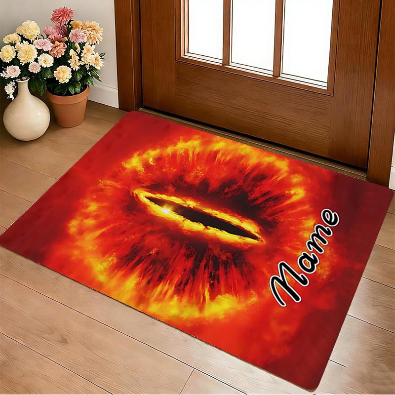 Custom Name Knightly Shield Living Room Non-Slip Area Rug Soft Carpet for Bedroom Kids Playroom Sofa Office Home Decor Doormat
