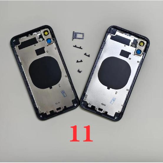 Задняя крышка OEM для iPhone 13 Pro Max 12 Mini 11 SE3 14 Pro max Задний корпус С бесплатными подарками, Рамка задней крышки + Задняя крышка + Боковые кнопки