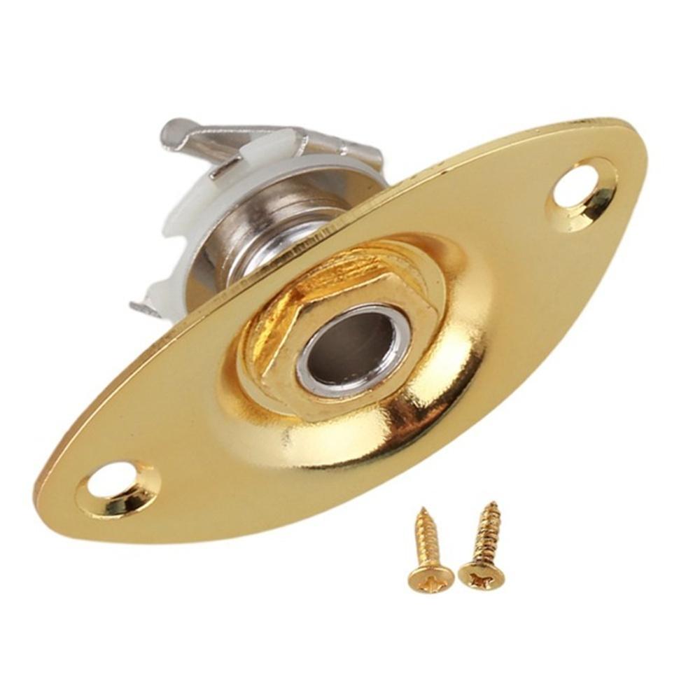 for Electric Guitar Jack Plate & Screws Audio Output Output Socket Outputing Stereo Jack