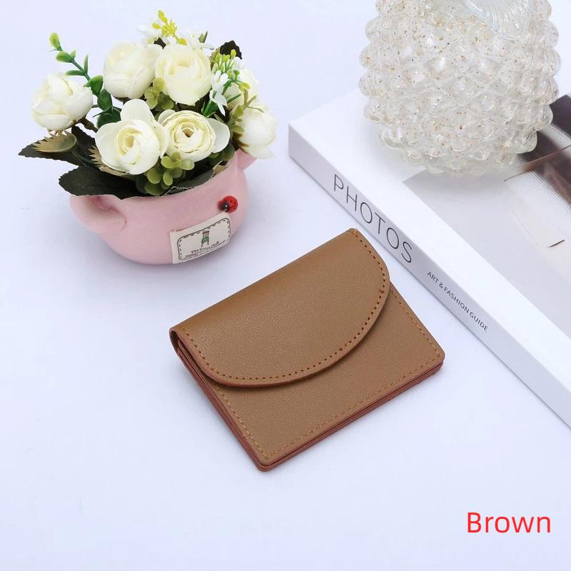 Portable Women's Wallet with Secure Card and Coin Compartments PU Leather for All Seasons