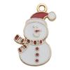 Set of 50 Christmas Oil Drop Pendants: Cute Santa, Snowman, Tree DIY Jewelry Accessories